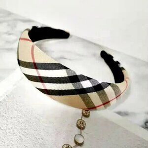 NEW! PREPPY Plaid PADDED HEADBAND